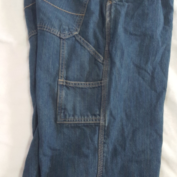 Mens blue work jeans - Picture 4 of 5